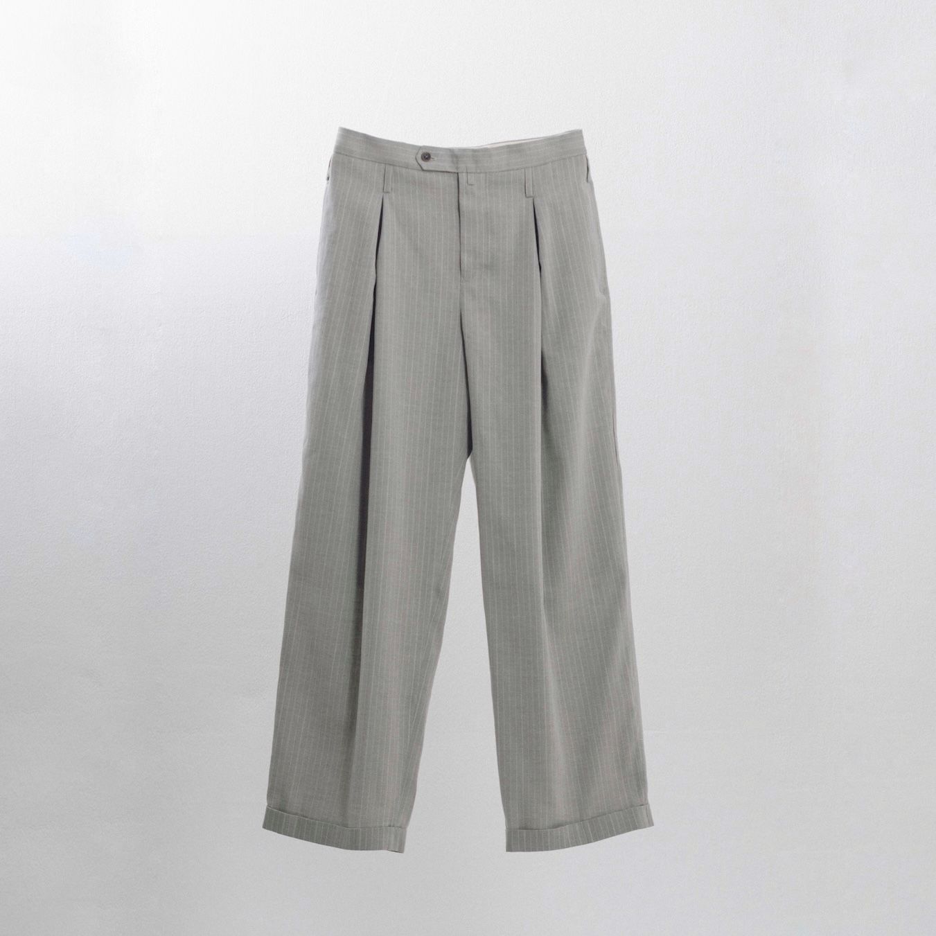 【残り一点】Double Inverted Tuck Trousers