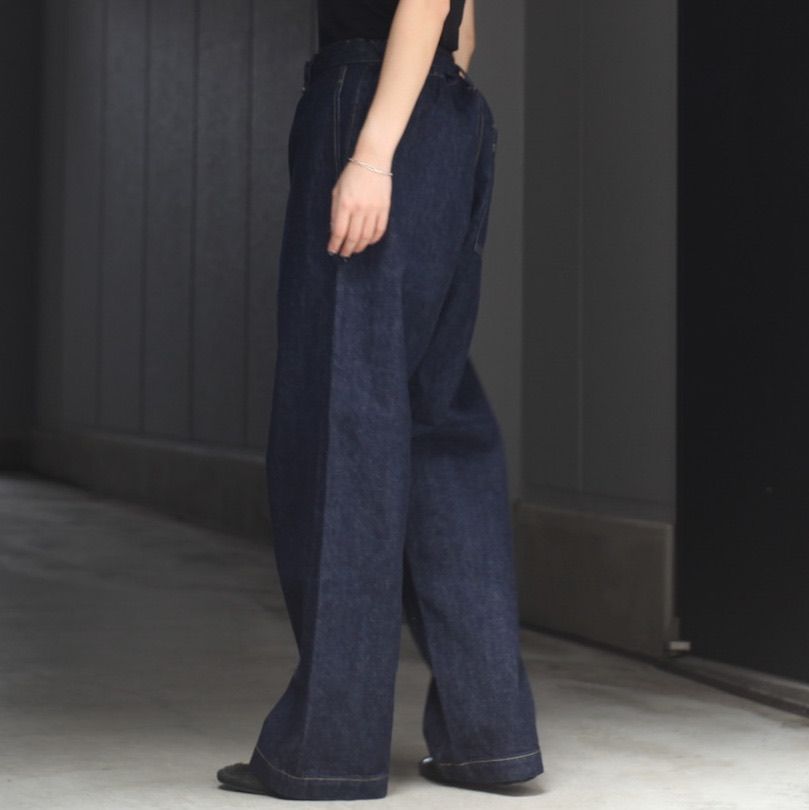 【残り一点】Belted Trousers(ONE WASH)