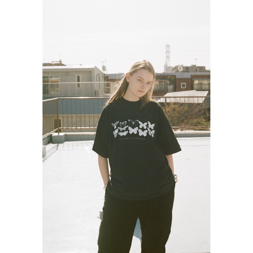 【残り一点】Oversized Garment Dye T-shirt(BUTTERFLY)