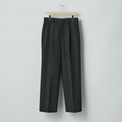 【残りわずか】Wool Kersey Straight Trousers