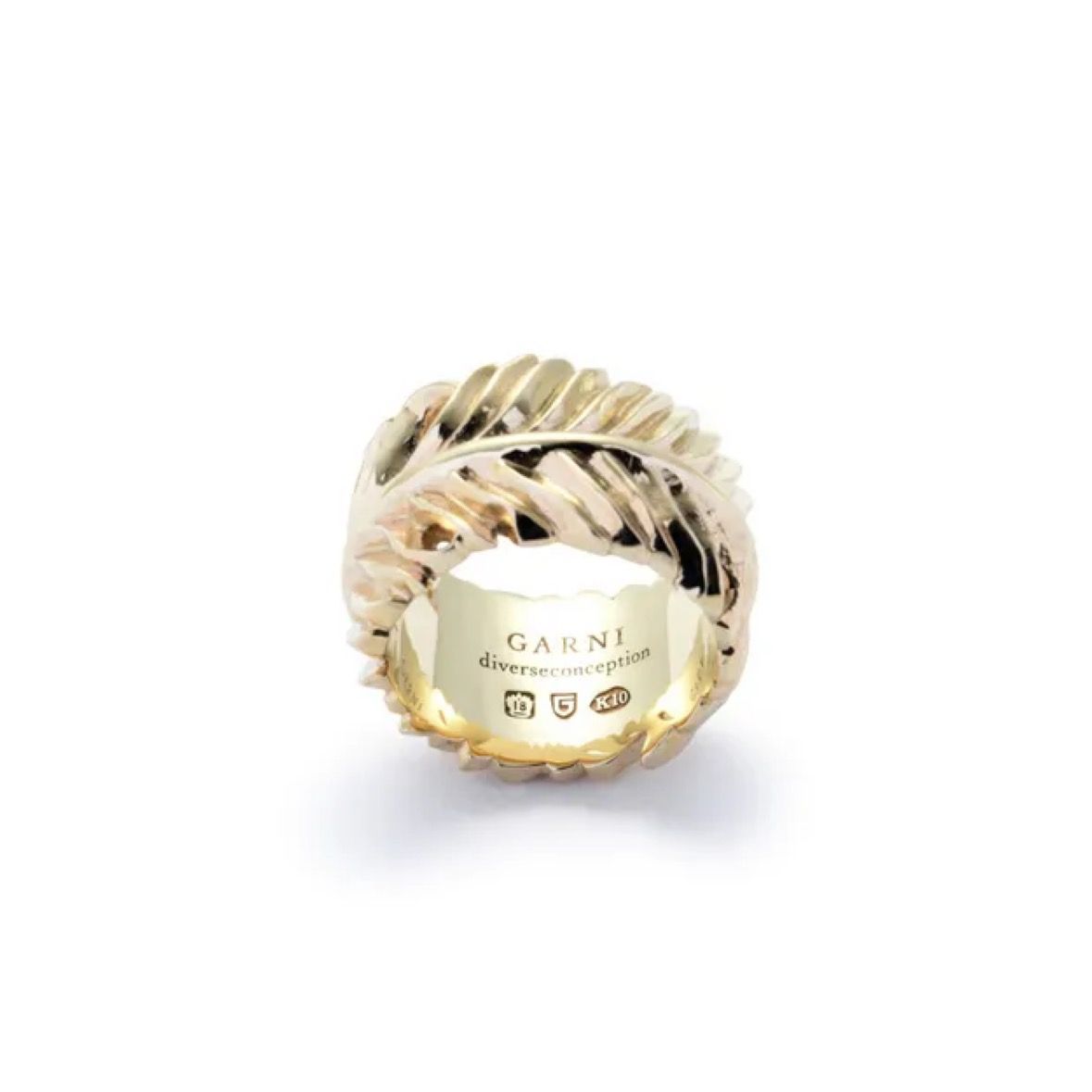 【お取り寄せ注文可能】Eagle Feather Ring L(10 YELLOW GOLD))