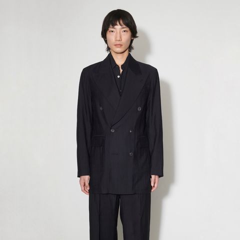 OUR LEGACY メンズ さようなら レザーパンツ 黒 スリム
