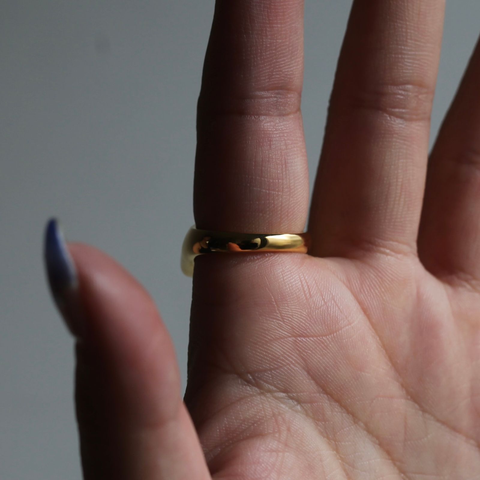 【お取り寄せ注文可能】Rough Heart Dalmatian Stone Ring(MD GRAY×GOLD)