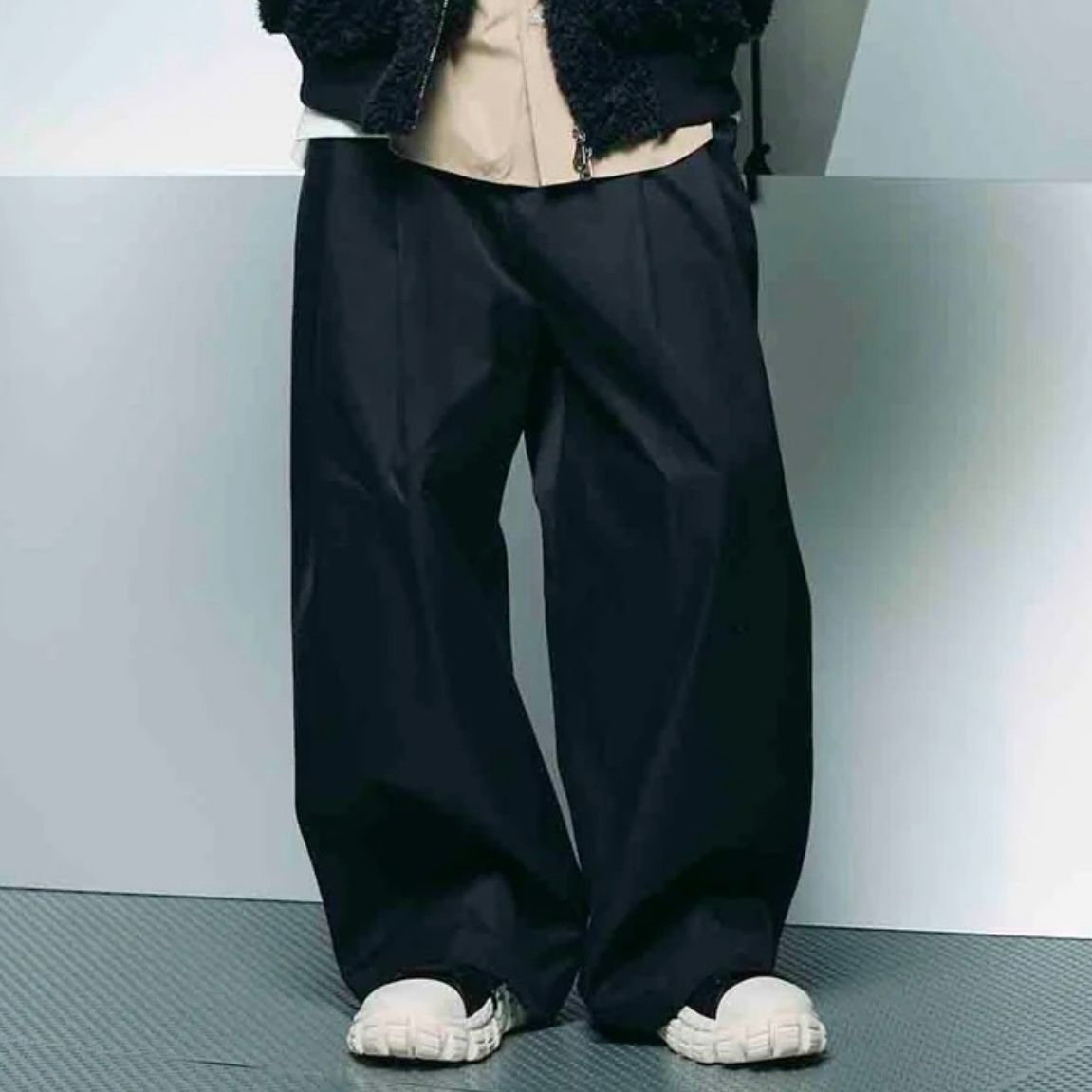 【残り一点】120/2/2 Suvin Cotton Two Tuck Pants