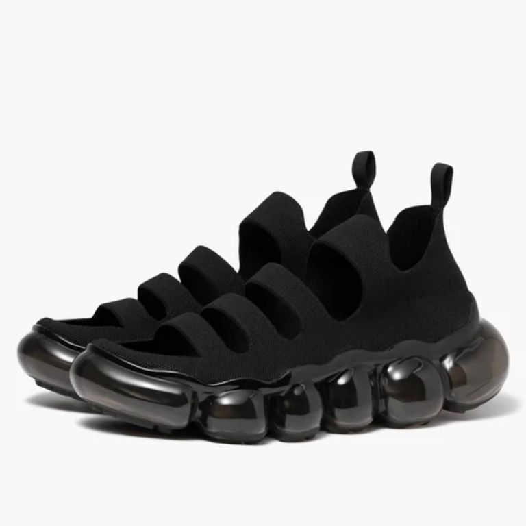 grounds - 【残り一点】Jewelry XS1 Sandal(BLACK×BLACK) | ACRMTSM 