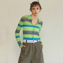 【残り一点】Multi Border Cardigan