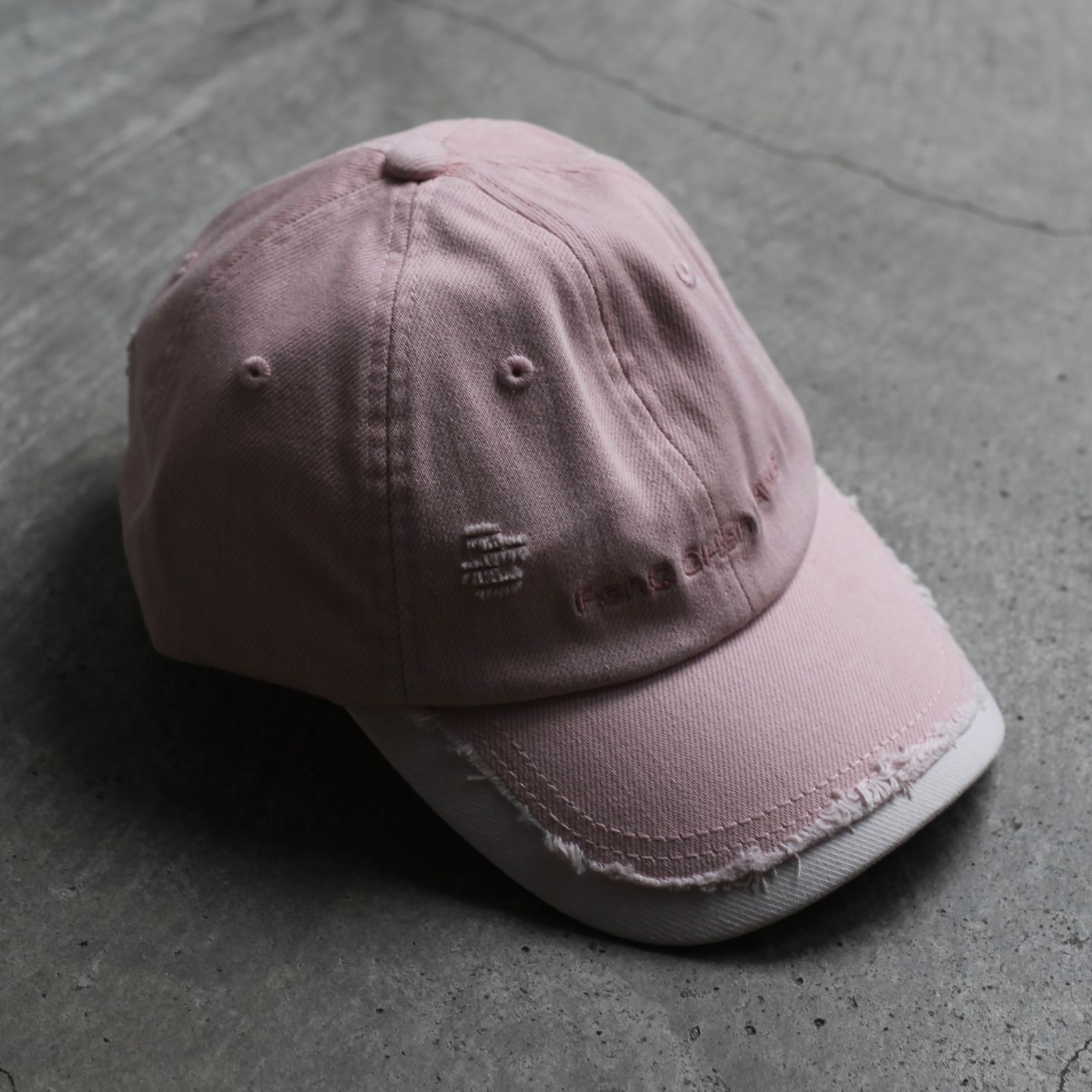 【残り一点】Pink Denim Baseball Cap