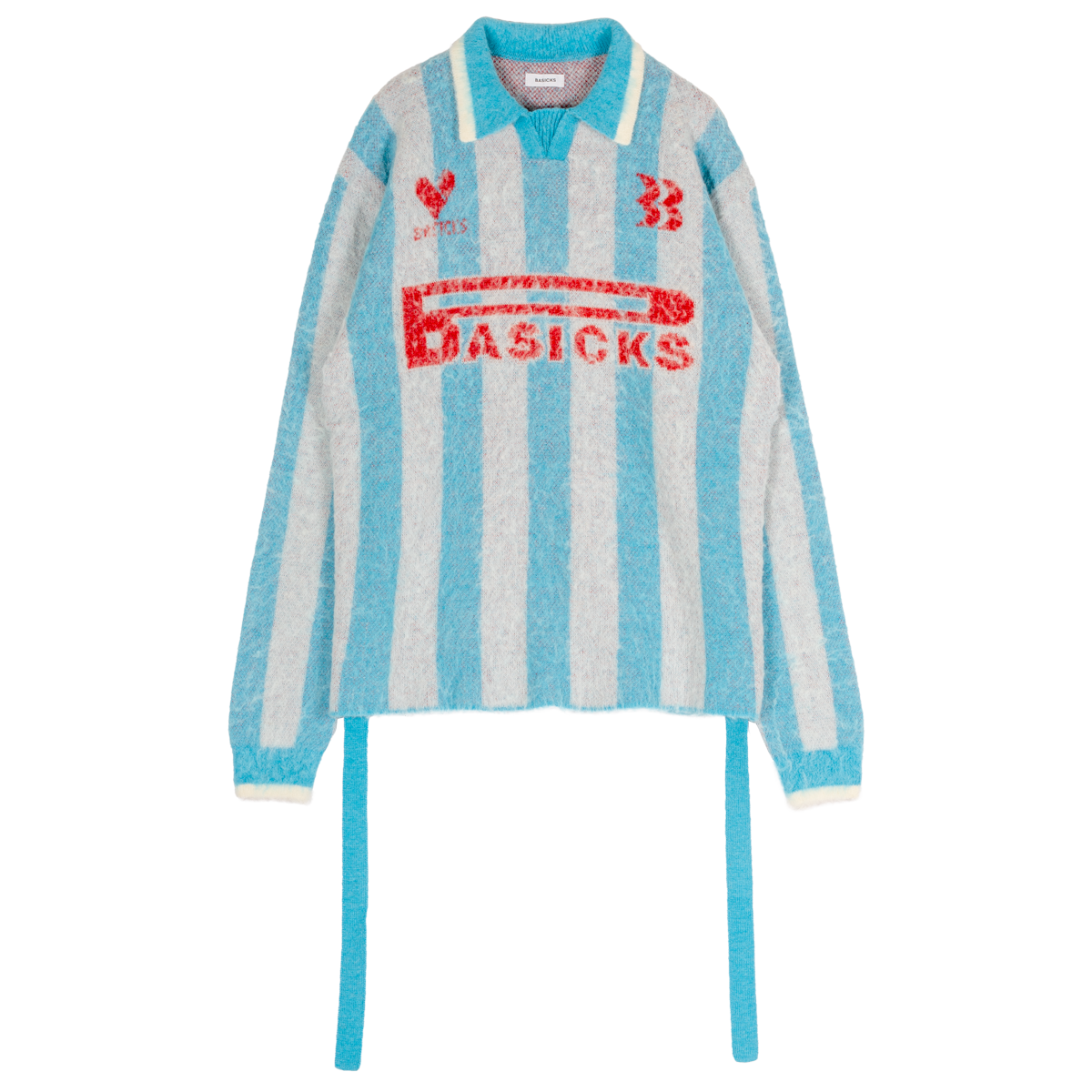 【残り一点】2way Football Stripe Knit