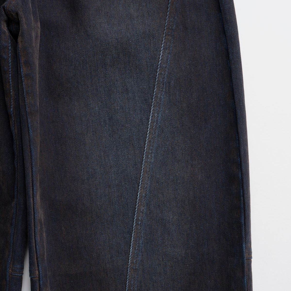 【残り一点】Curve Line Flocky Denim