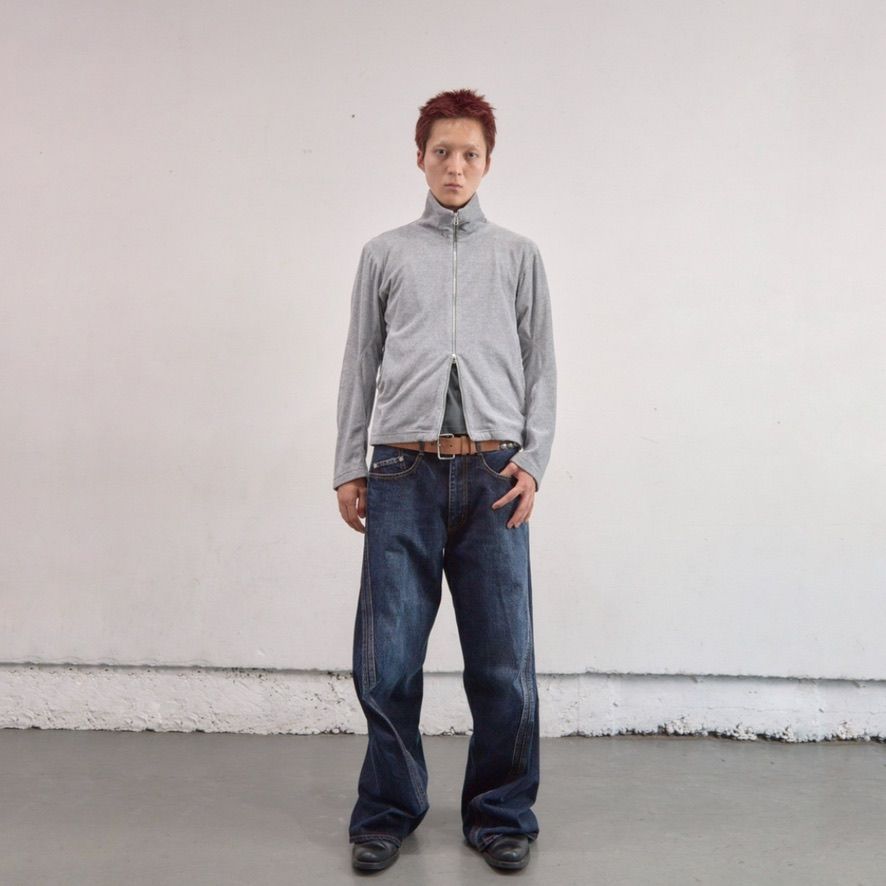 【残りわずか】3D Twisted Wide Leg Jeans