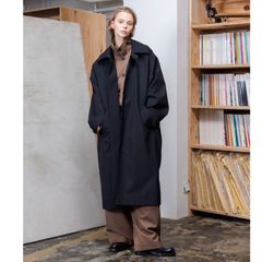 【残り一点】オールドウールギャバステンカラーコート