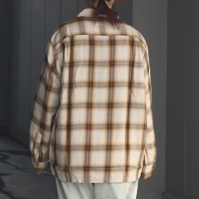 【残り一点】Ombre Check Shirt