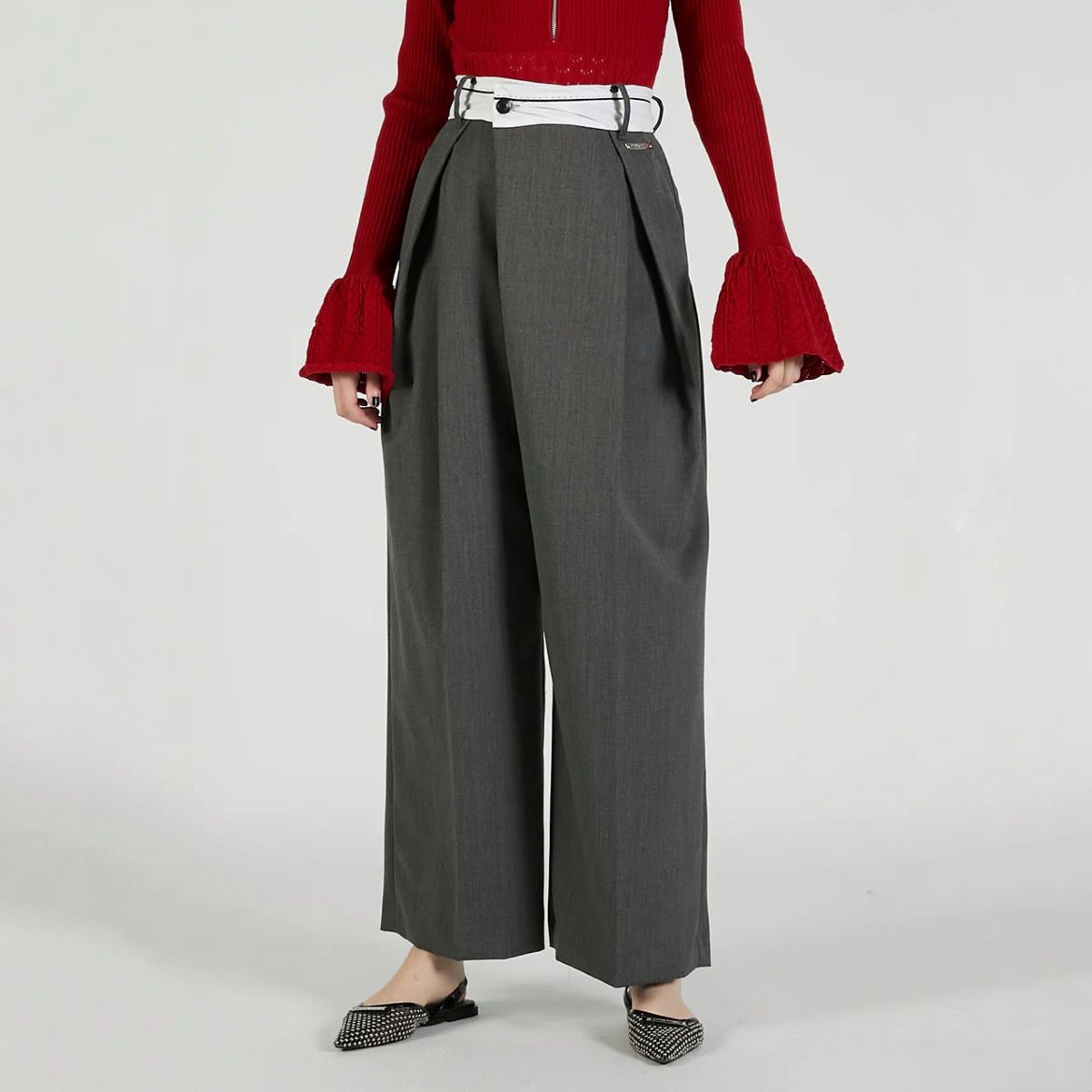 【残り一点】Marbelt Asymmetric Tack Pants
