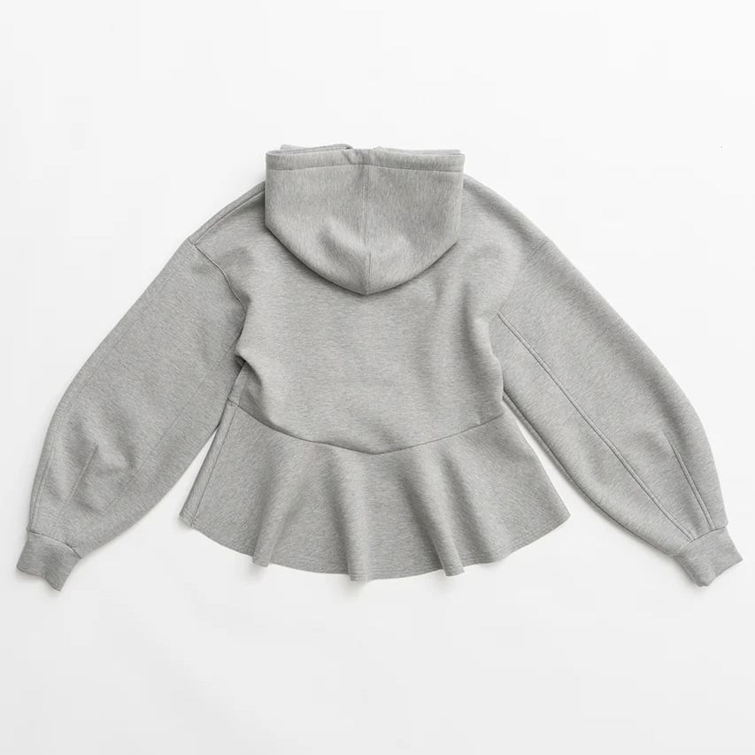 【残り一点】ペプラムフーディパーカー