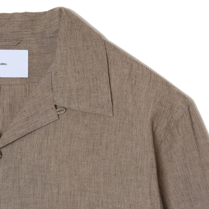 【残り一点】Linen Open Collor Shirt