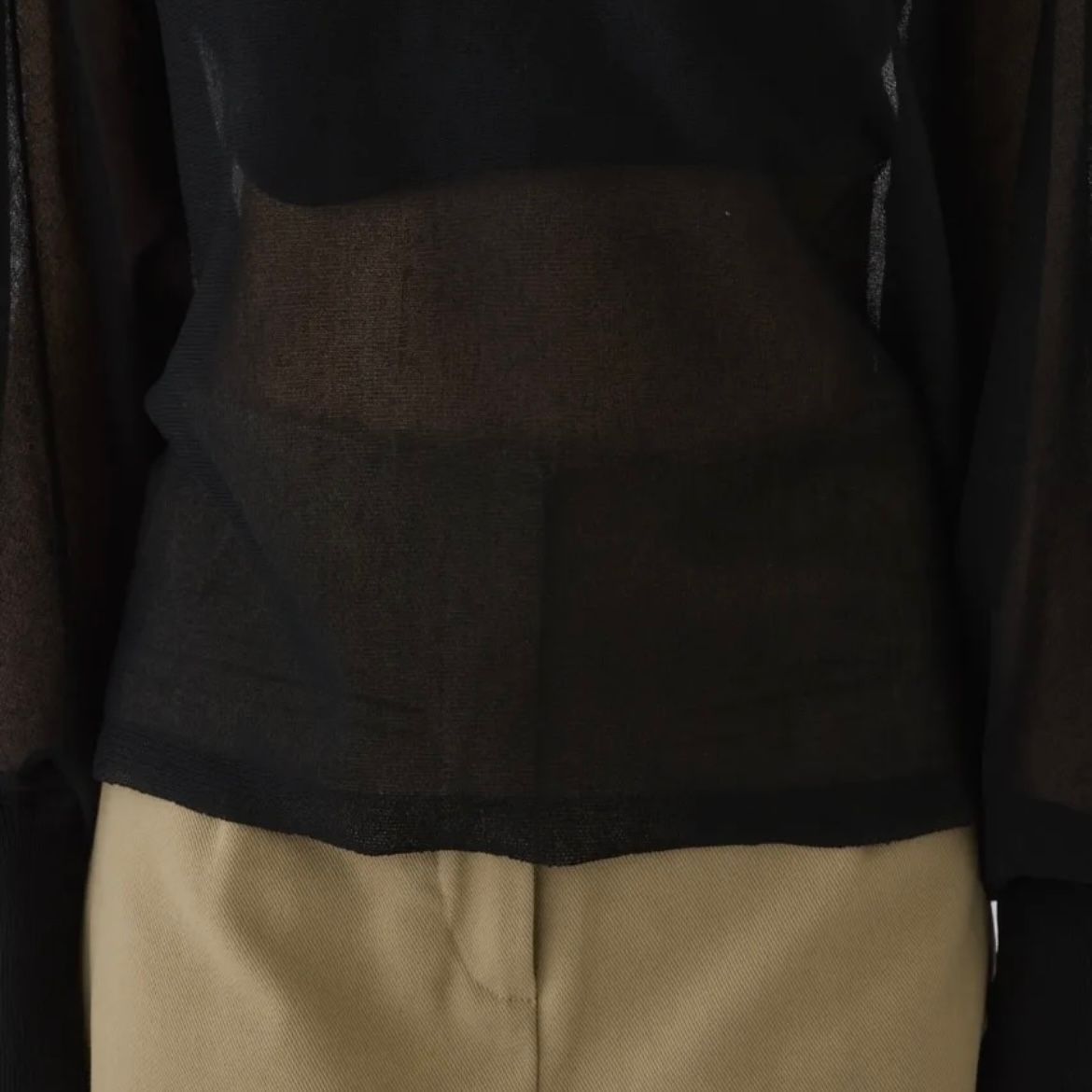 【残り一点】Sheer Dolman Knit Tops