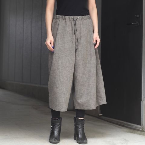 【残り一点】ワイドイージーショーツ(POLYESTER/RAYON)