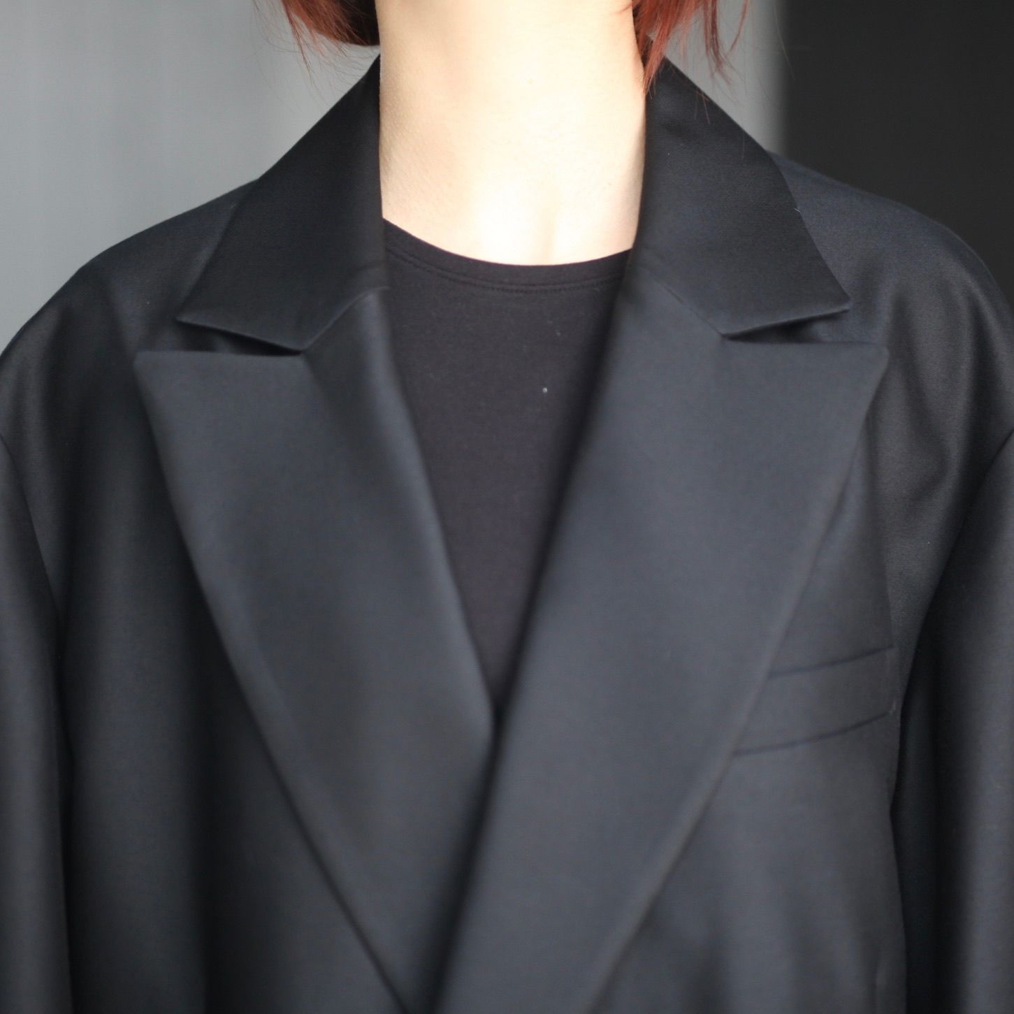 【残り一点】Oversized Peak Lapel Long Jacket