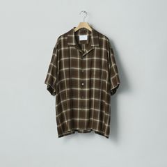 【残りわずか】LY/VIS Check Oversized Open Collar S/S Shirt