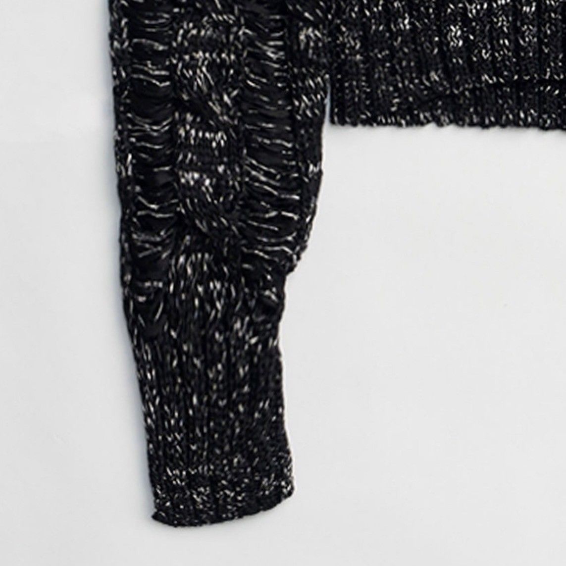 【残り一点】Lame Cable Knit Pullover