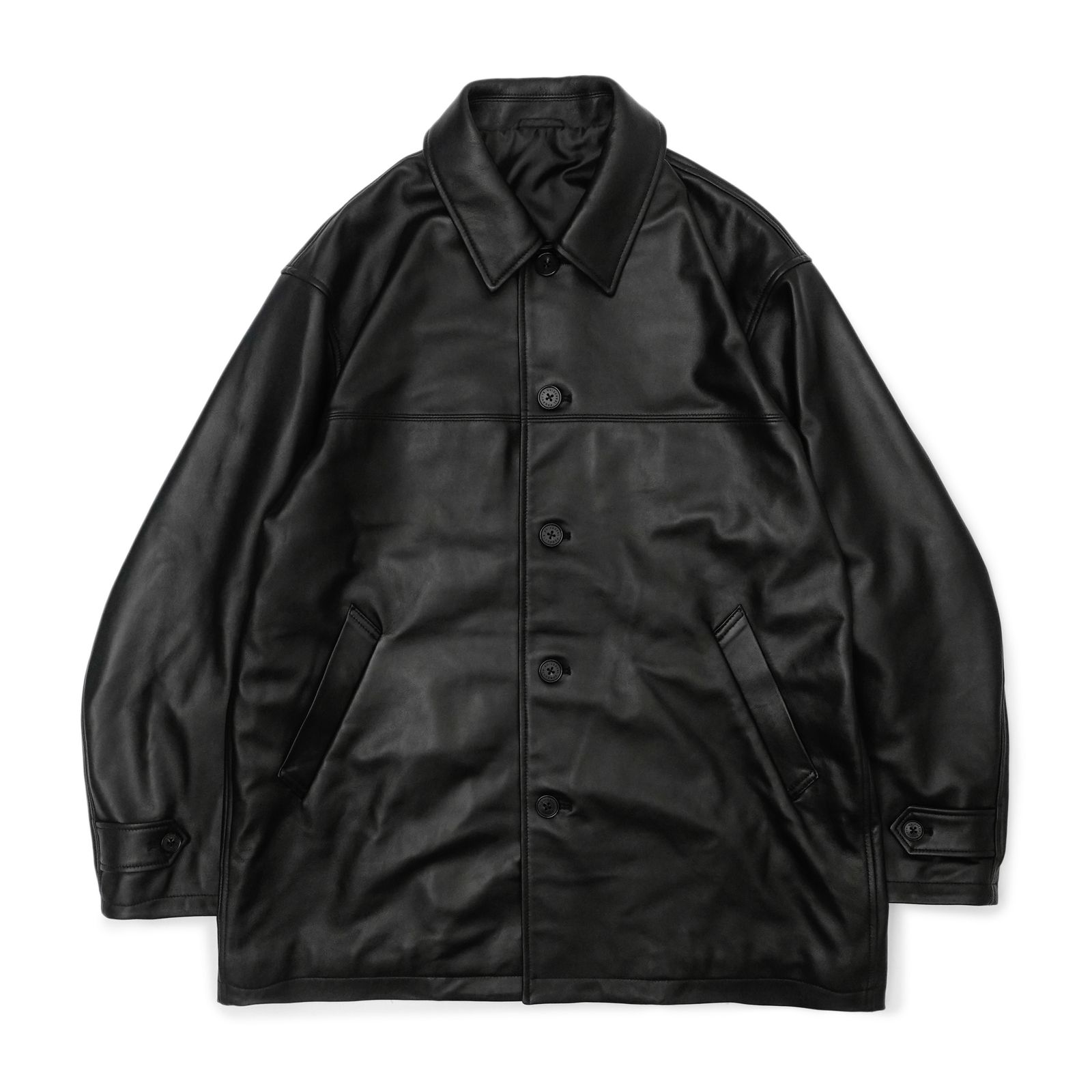 UNIVERSAL PRODUCTS - 【残りわずか】Leather Car Coat
