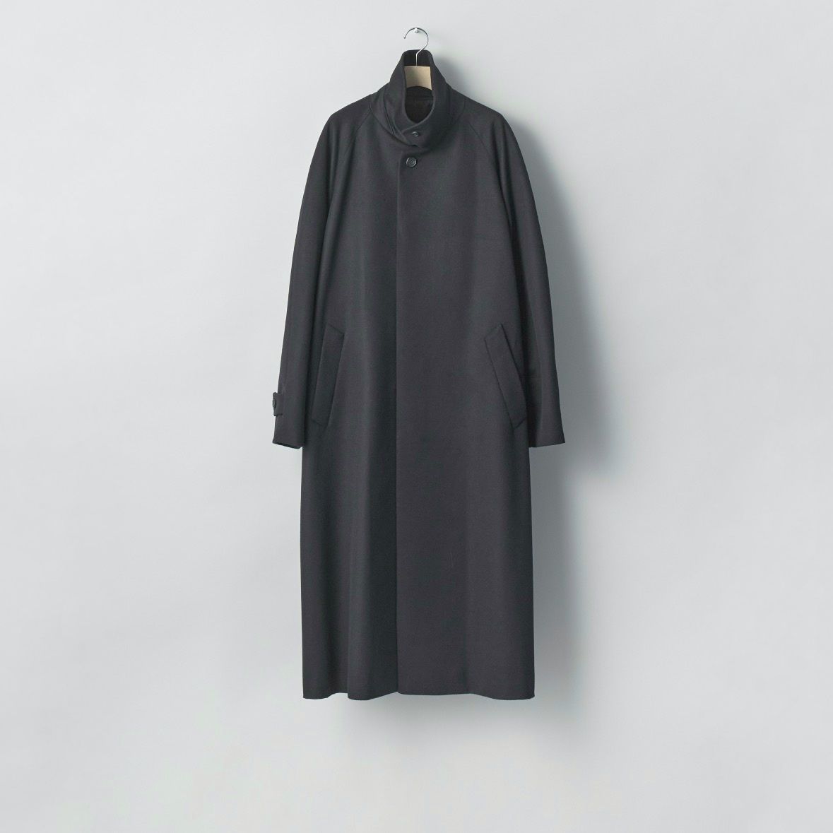 【残りわずか】Wool Cashmere Raglan Sleeve Balmacaan Coat