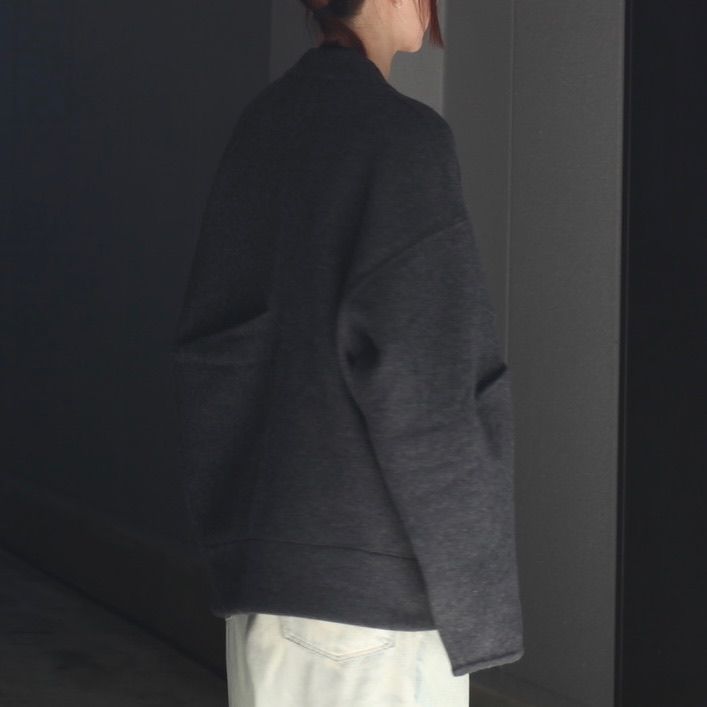 【残りわずか】Extra Fine Wool Knit Tucked Cardigan