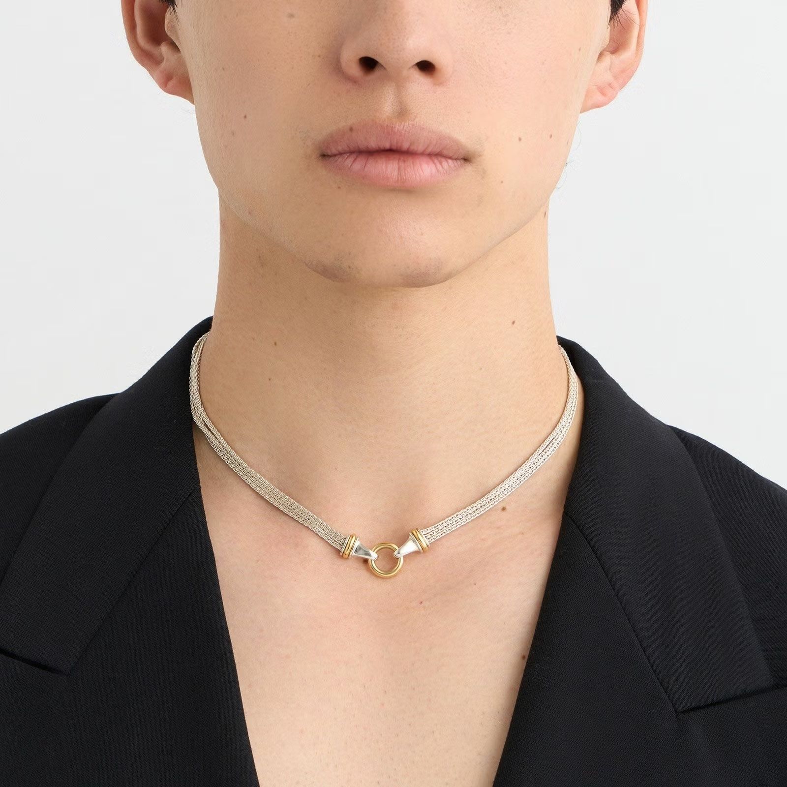 【お取り寄せ注文可能】Circle 3 Chain Necklace