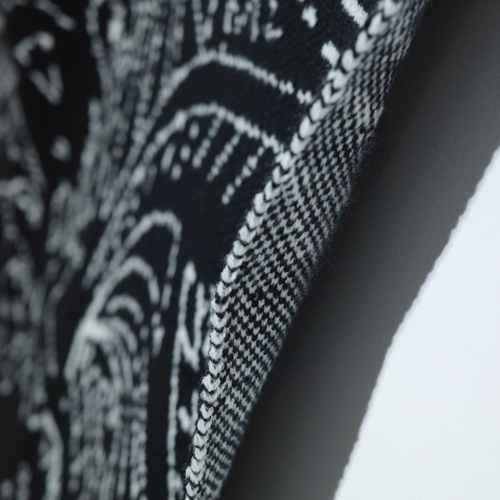 【残り一点】Face Knit Blanket