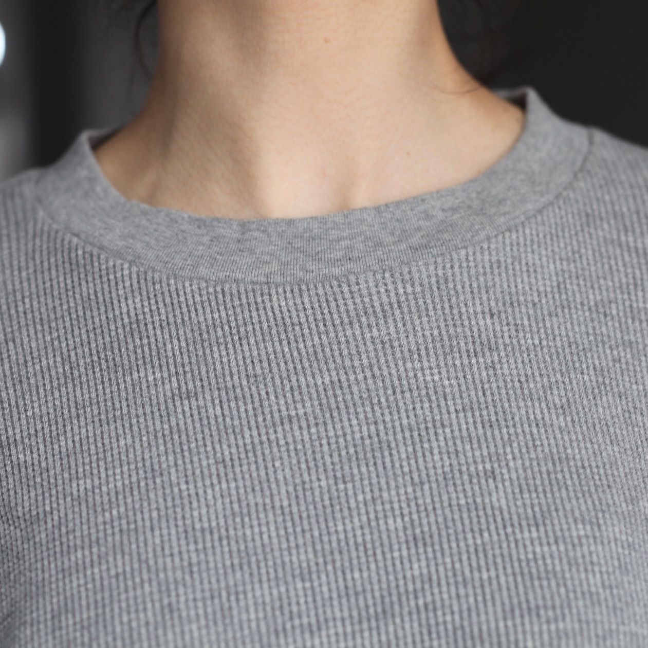 【残り一点】18G Heather Waffle