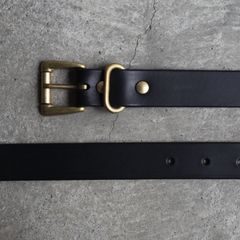 【残りわずか】Standard Belt Wide(BLACK×GOLD)