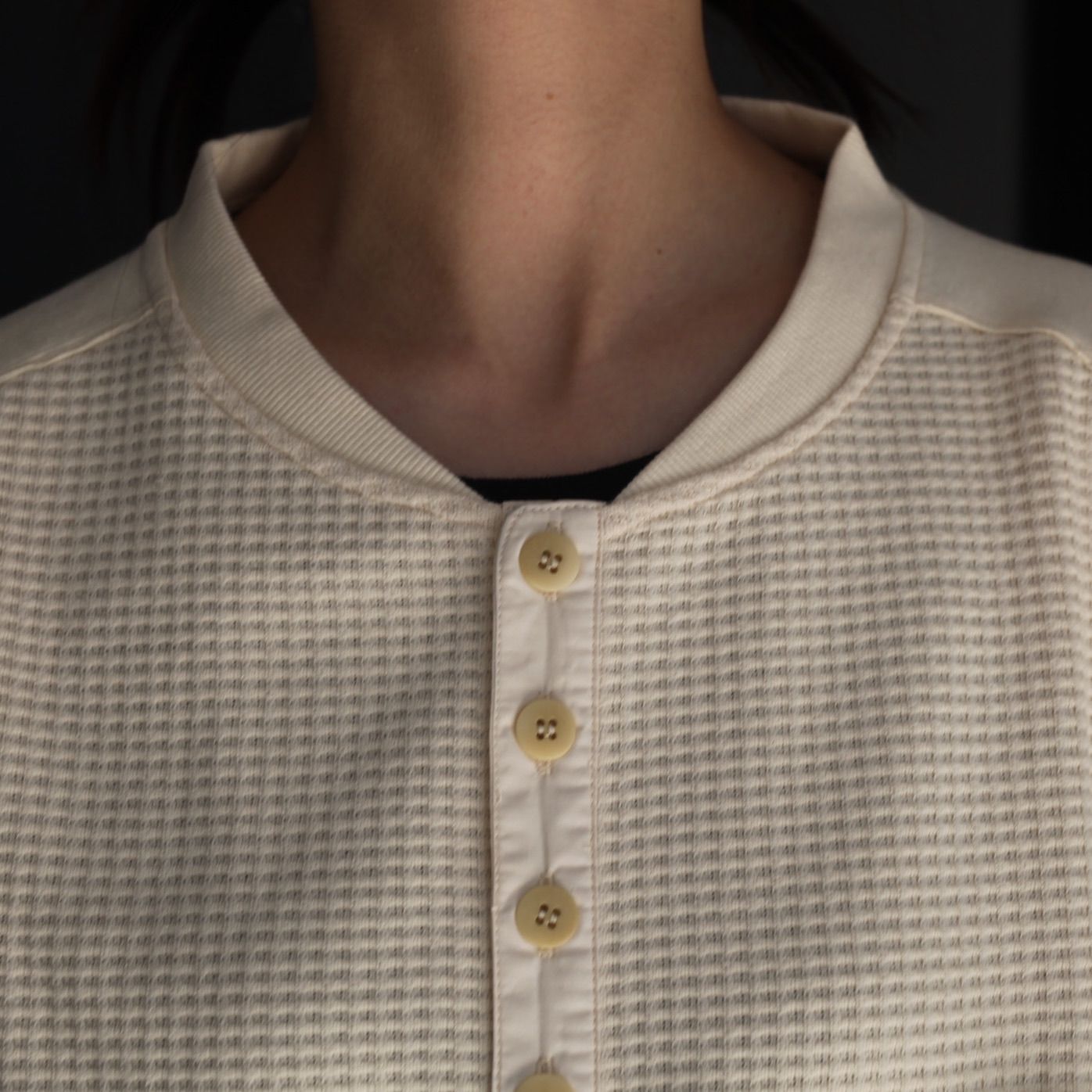 【残り一点】Pacis Thermal Henley Neck