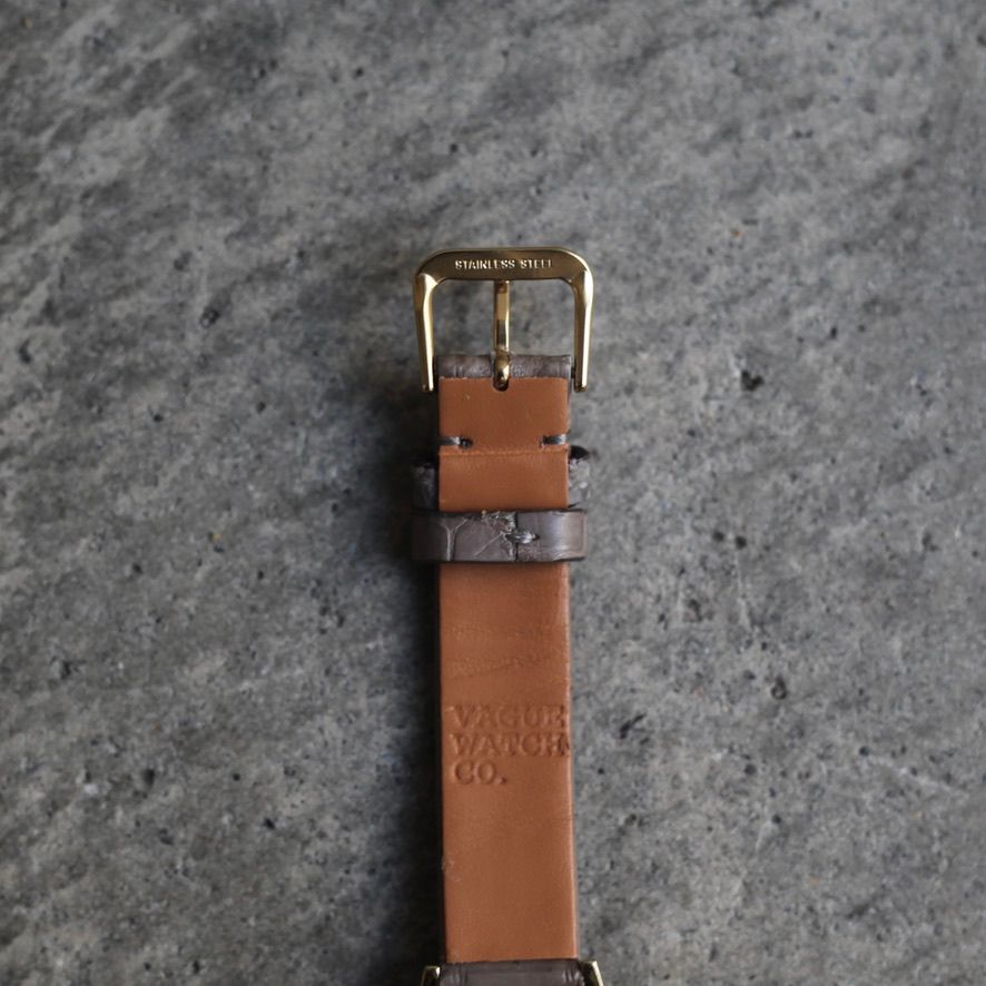 【残り一点】Coussin 12 Croco(WOMEN/GOLD×GRAY)