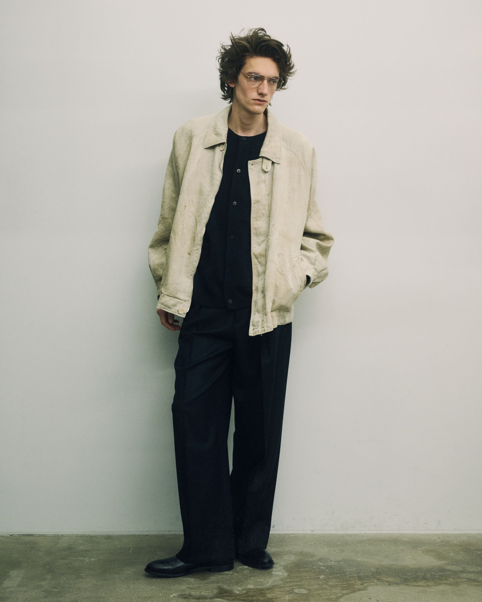 ssstein - 【残り一点】Extra Fine Wool Knit Crew Neck