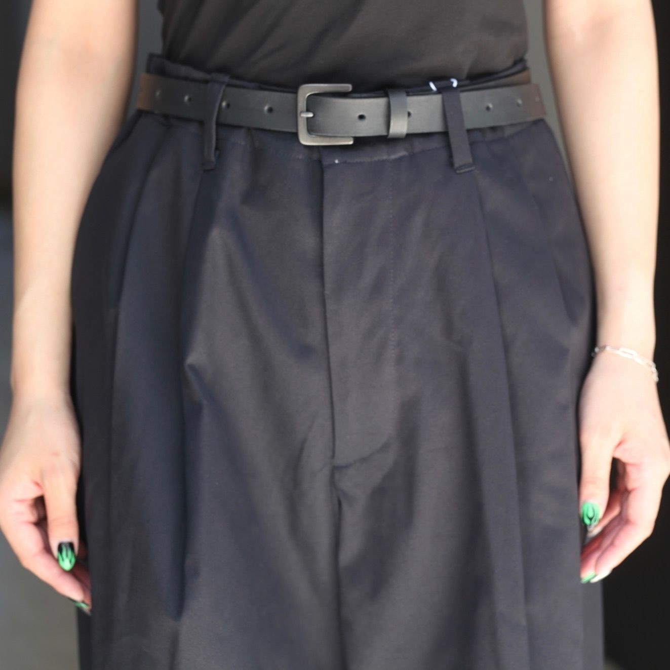 【残り一点】2Tuck Wide Chino Trousers