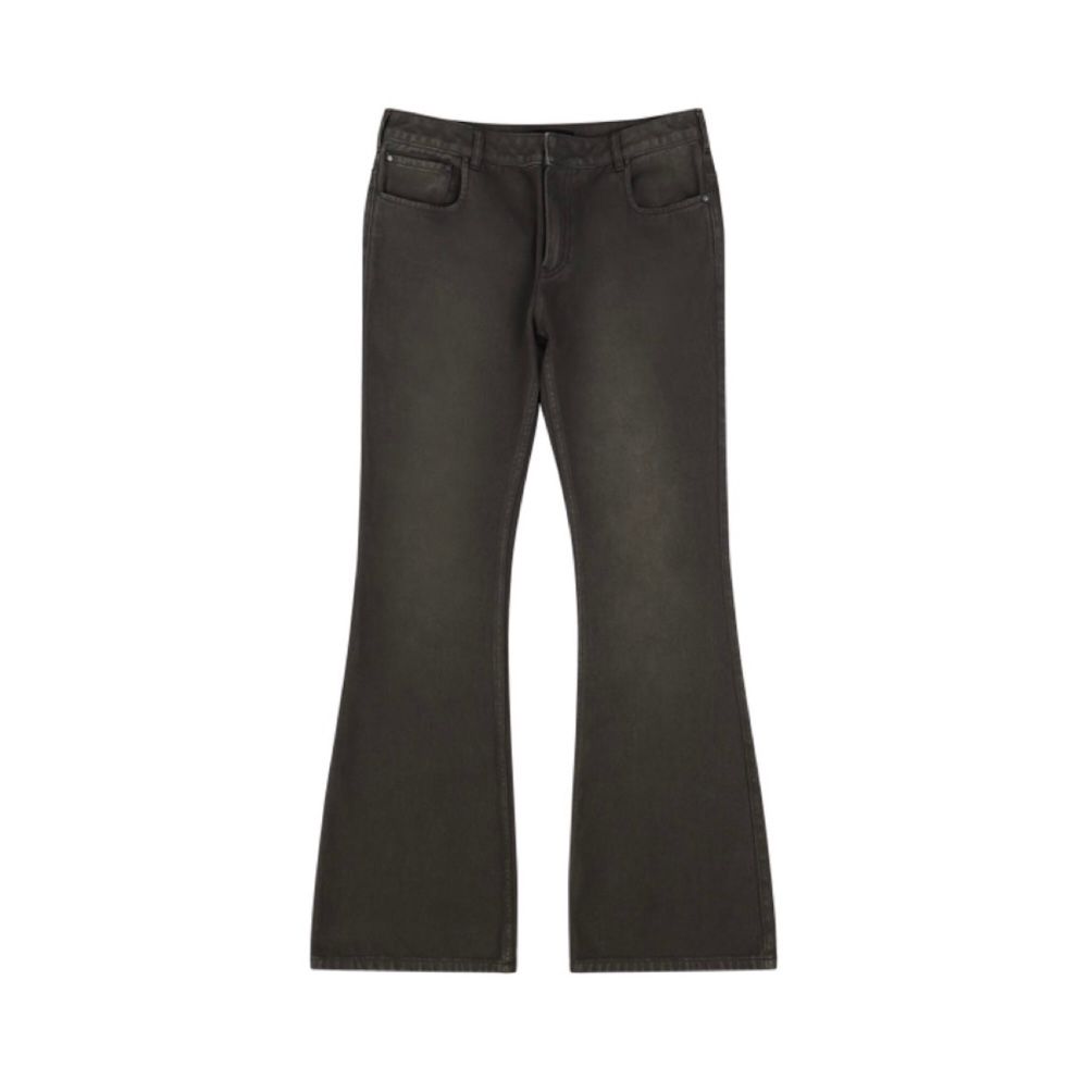 【関税込み】Entire Studios ブラック Slim-Flared ジーンズ slim flared jeans magnetite – entire studios