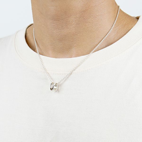 【残り一点】Crockery Double Ring Pendant