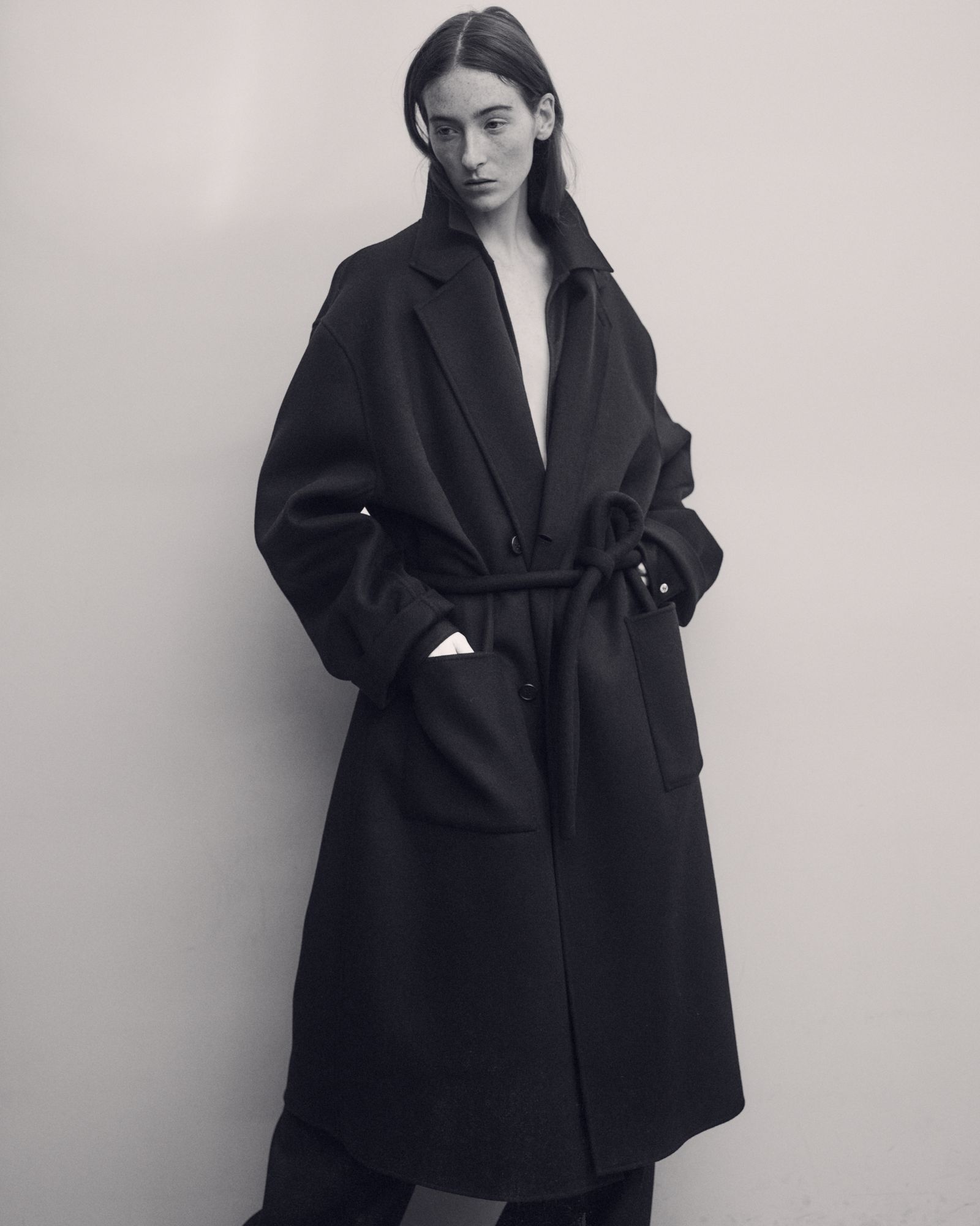 ssstein - 【残り一点】Wool/Cashmere Reversible Notch Lapel Coat