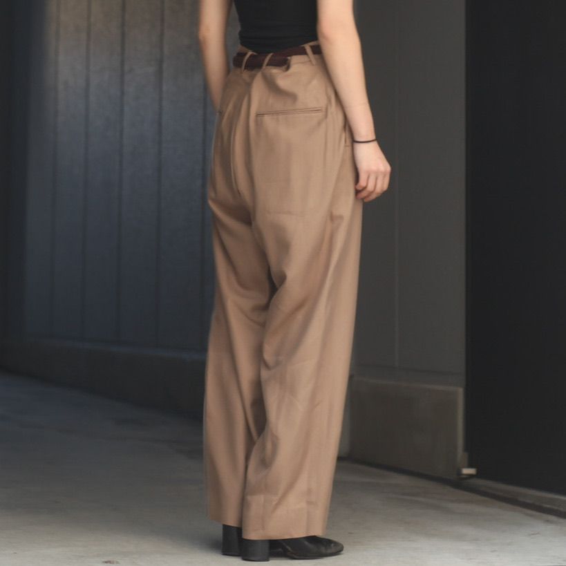 ATON - 【残り一点】Nidom Silk Wide Pants | ACRMTSM ONLINE STORE