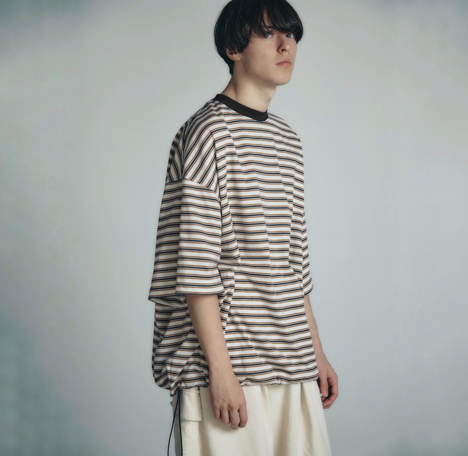 【残り一点】Balloon Border Short Sleeve T-Shirt