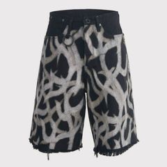 【残りわずか】Cut Off Heavy Short Wide Jeans(DISCHARGE PRINTED ASAT CAMO)