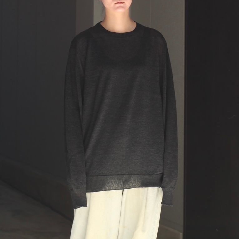【残り一点】Wholegarment Wool Sheer P/O