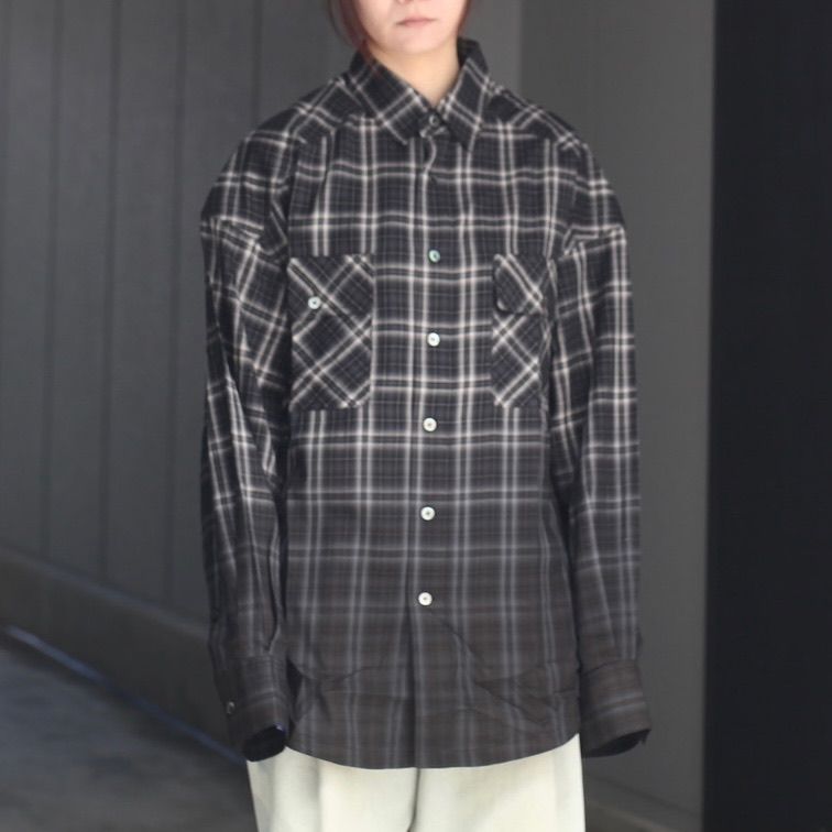 【残り一点】Black Check Workwear Shirt