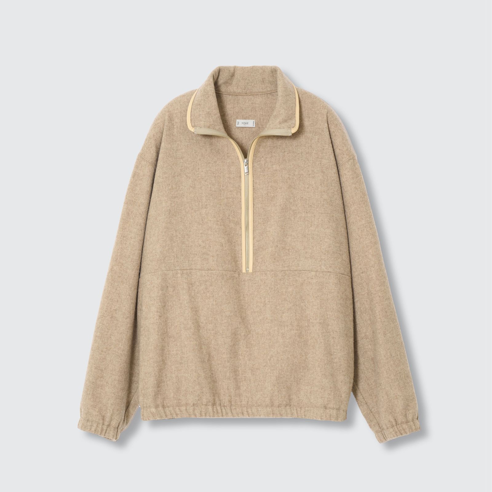 【残り一点】Wool Cashmere Fleece Half Zip Pullover
