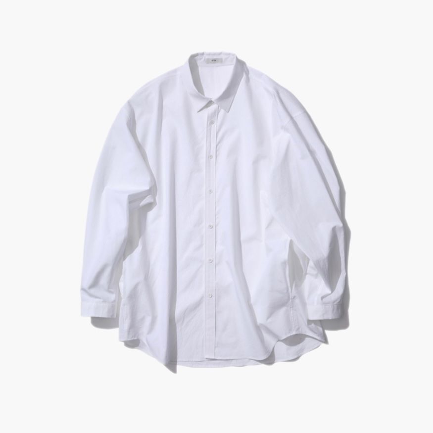 ATON - 【残りわずか】Shrink Broad Oversized Shirt