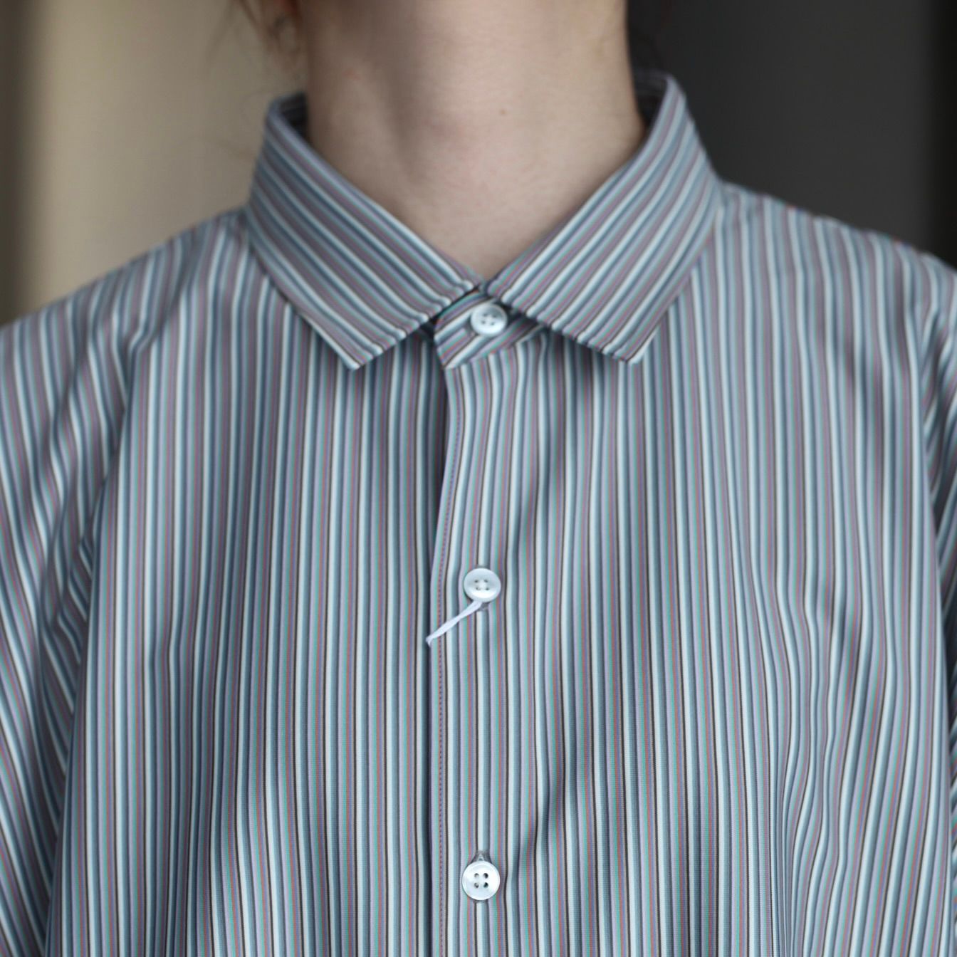 【残り一点】46G Atmosphere Stripe Shirt