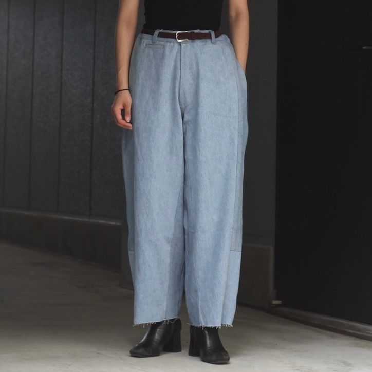 【残り一点】Reconstructed Super Baggy Slacks Denim_2(M)