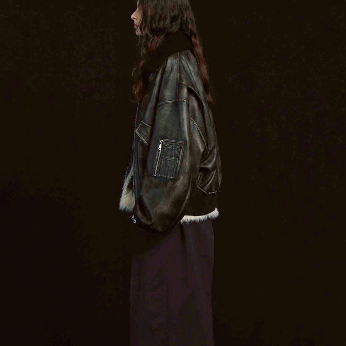 【残り一点】Sheep Leather Mouton G-1 Flight Jacket