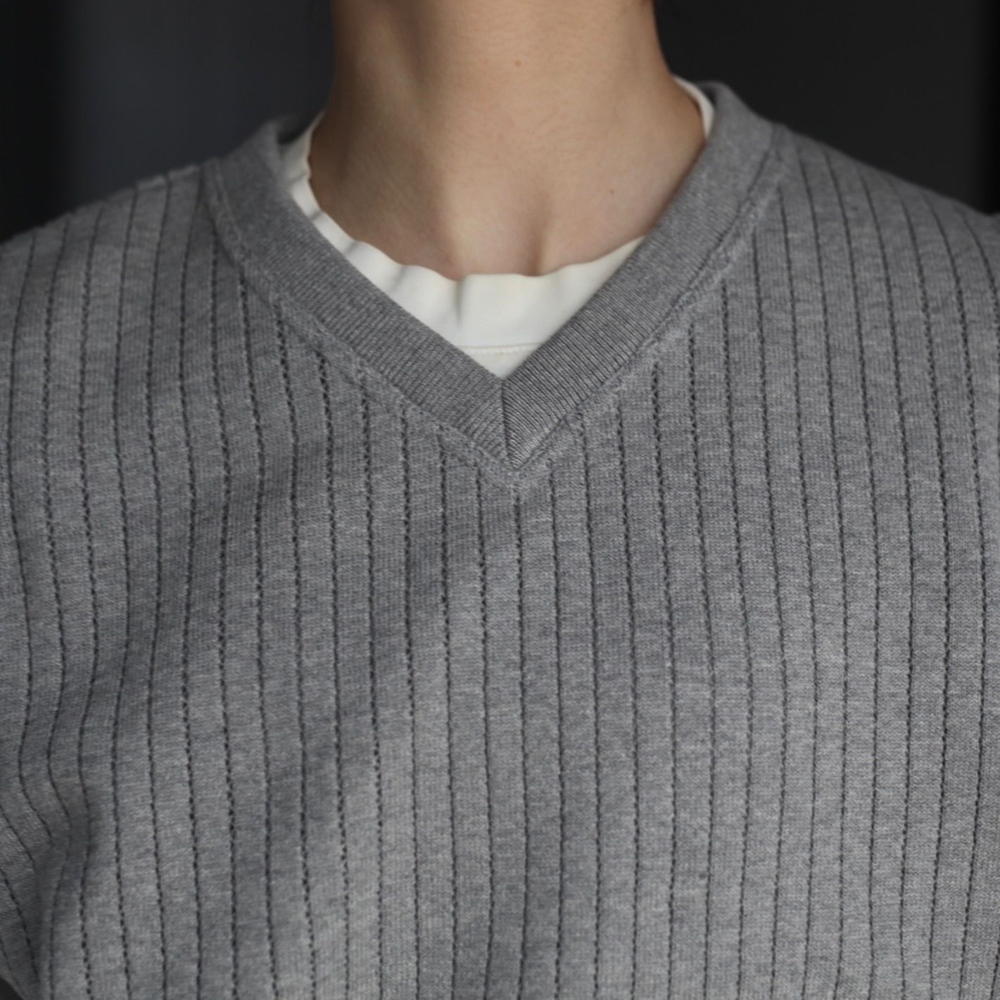 【残り一点】Stripe Mesh Vest