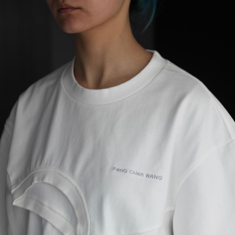 Feng Chen Wang - 【残り一点】Panelled Collar T-shirt | ACRMTSM  
